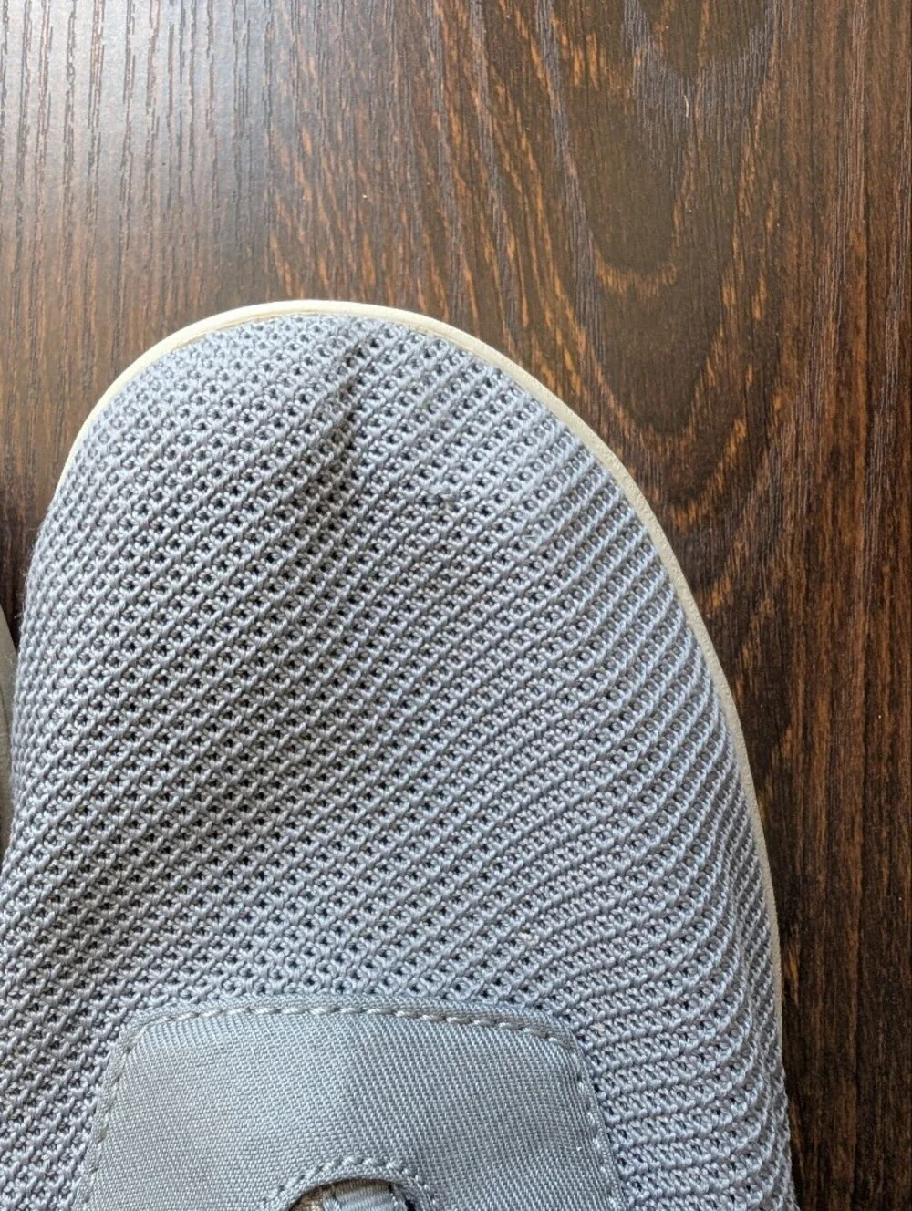OluKai Nohea Moku Gray Light Blue Casual Slip On Loafer Mesh Shoes